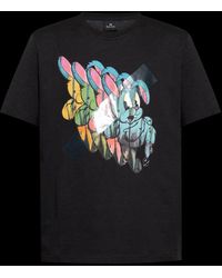 Paul Smith - Bunny Repeat Printed Crewneck T-Shirt - Lyst