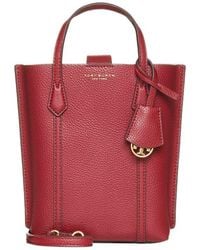 Tory Burch - Mini Perry Leather Tote Bag - Lyst
