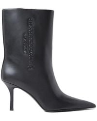 Alexander Wang - Delphine Leather Ankle Boots - Lyst