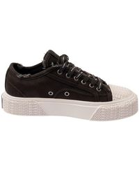 Marc Jacobs - Distressed Lace-Up Sneakers - Lyst