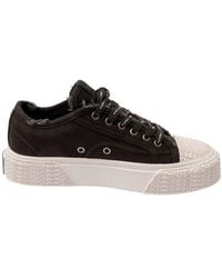Marc Jacobs - Distressed Lace-up Sneakers - Lyst