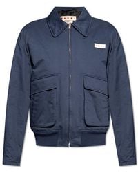 Marni - Insulated Jacket With Logo, - Lyst