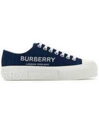 Burberry - Logo Canvas Sneaker - Lyst