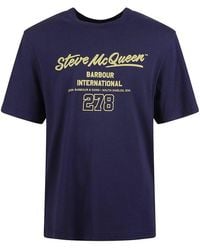 Barbour - Colman Steve Mcqueen Graphic T-Shirt - Lyst