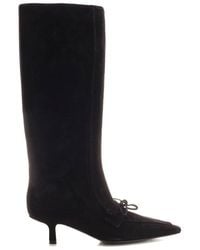 Burberry - Storm Square-toe Knee-high Boots - Lyst