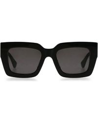 Bottega Veneta - Square Frame Sunglasses - Lyst