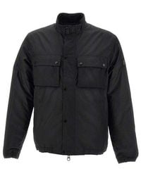Barbour - Buttoned Long-sleeved Jacket - Lyst