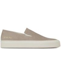 Common Projects - Nobuck Slip-on Loafers - Lyst