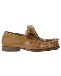 Dries Van Noten - Fringe Embellished Leather Loafers - Lyst
