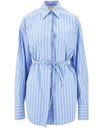 Sportmax - Firma Striped Button-Up Shirt - Lyst