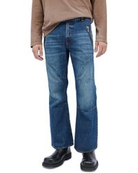 DIESEL - D-ismis Wide-leg Washed Denim Jeans - Lyst