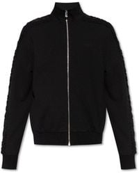 Versace - Logo Embroidered Zip-up Jacket - Lyst