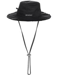 Jacquemus Artichaut Cotton Hat - Black