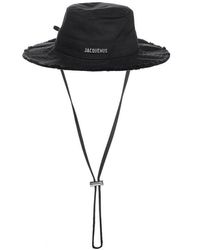 Jacquemus Artichaut Cotton Hat - Black