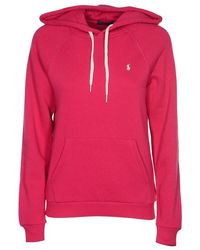 Polo Ralph Lauren - Pony Embroidered Drawstring Hoodie - Lyst