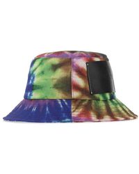 JW Anderson - Tie-dyed Logo-patch Bucket Hat - Lyst