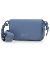 Emporio Armani - Deer Printed Foldover Top Mini Shoulder Bag - Lyst
