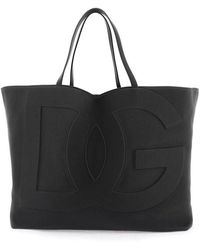 Dolce & Gabbana - Large Dg Logo Shopping Bag - Lyst