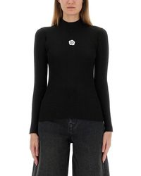 KENZO - Jersey With Embroidery "Boke Flower 2.0" - Lyst