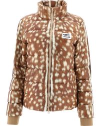 Burberry Deer Print Padded Jacket - Brown