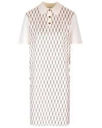 Tory Burch - Short-sleeved Polo Dress - Lyst