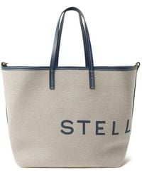 Stella McCartney - Logo Printed Tote Bag - Lyst
