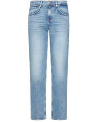 7 For All Mankind - The Straight Waterfall Jeans - Lyst