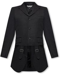 COMME DES GARÇON BLACK - Black Comme Des Garcons Single-breasted Jacket - Lyst