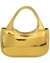 Coperni Micro Baguette Swipe Bag Handbag - Yellow