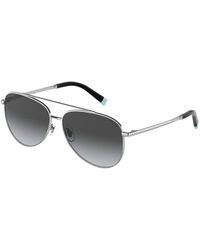 Tiffany & Co. - Aviator Frame Sunglasses - Lyst