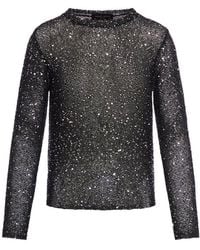 Roberto Collina - Sequin Embellished Knit Sweater - Lyst