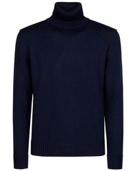 hindustrie - Turtleneck Knit Sweater - Lyst