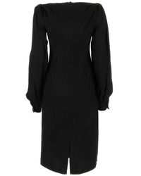 Bottega Veneta★素敵！Black Heavy stretch satin slip Dress Bottega Veneta☆素敵！Black Heavy stretch satin slip Dress