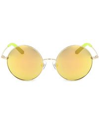 Linda Farrow - X Matthew Williamson Oval Frame Sunglasses - Lyst