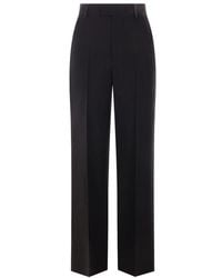 Ann Demeulemeester Women's' Maaike Flared Leg Pants in Black