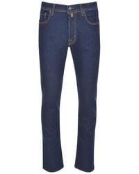 Jacob Cohen - Bard Logo-Patch Low-Rise Slim-Fit Jeans - Lyst