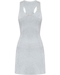 Jacquemus - ‘Bril’ Glitter Dress With Logo - Lyst