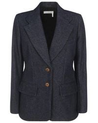 Chloé - Single-breasted Tailored Jacket - Lyst