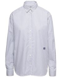 Totême - Striped Collared Button-up Shirt - Lyst