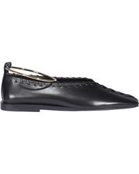 jil sander anklet flats