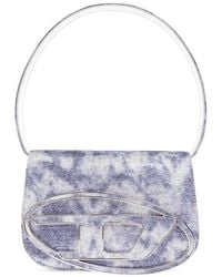 DIESEL - 1 Dr D Logo Plaque Shoulder Bag - Lyst