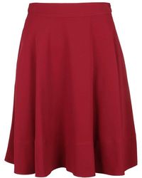 Calvin Klein Polyester Skirt - Red
