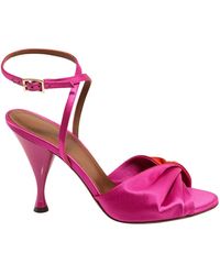 L'Autre Chose Two-tone Strappy Sandals - Multicolour