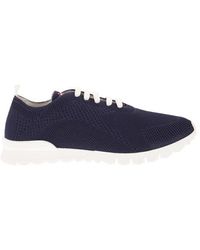 Kiton - Knitted Low-top Sneakers - Lyst
