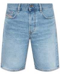 DIESEL - Denim Shorts - Lyst