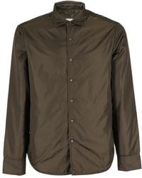 Aspesi - Collared Button-up Shirt Jacket - Lyst