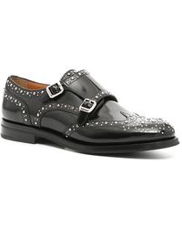 Church's - Stud Embellished Buckle-detailed Loafers - Lyst