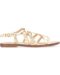 MICHAEL Michael Kors - Darrington Crackled Sandals - Lyst