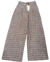 Karl Lagerfeld - Boucle Tweed Trousers - Lyst