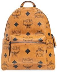 MCM - Backpack With Logo - Lyst